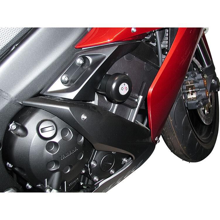 B&G Sturzpads Racing Polyamid schwarz für YZF R1 2004-2006 von B&G