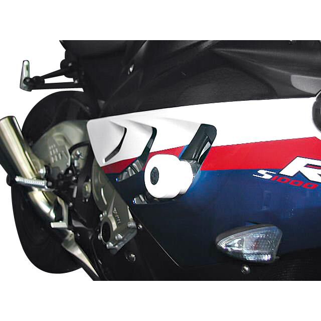 B&G Sturzpads Racing Polyamid weiß für BMW S 1000 RR 2010-2011 von B&G