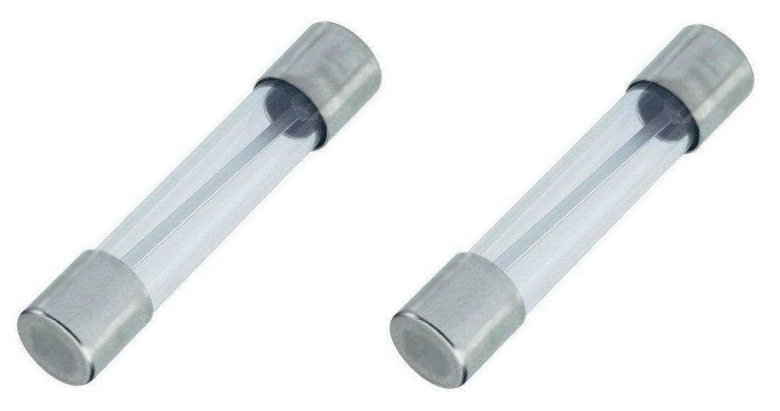 B2Q Feinsicherung Glassicherung 6 A Flink US-Sicherung 6 x 30 mm 2 Stück (0160) von B2Q