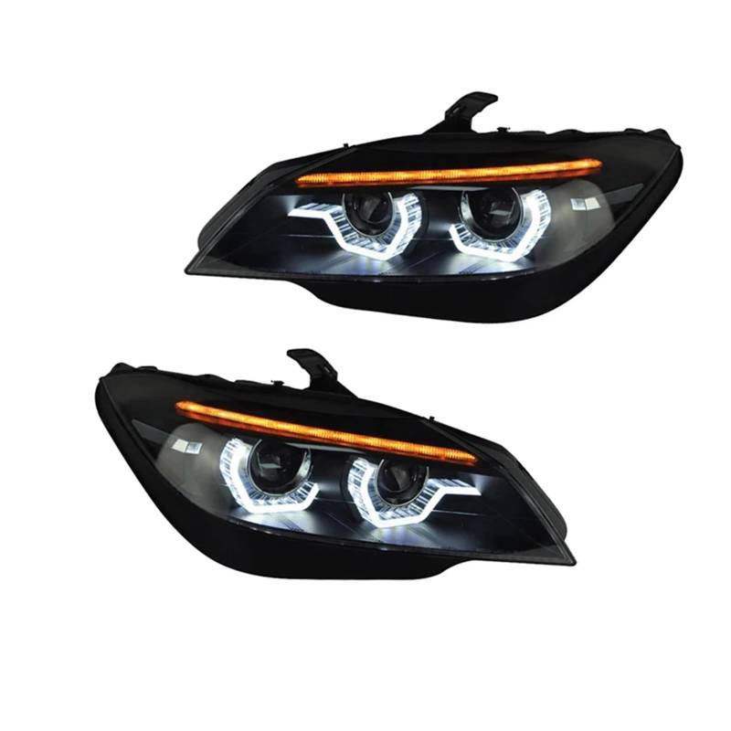 Auto Front Lichter Kompatibel for BMW Z4 E89 2009-2016 Scheinwerfer Bi-xenon Projektor Objektiv LED DRL dynamische Blinker Lampe Auto Montage(NO BLUBS_NO AFS) von BAABLIY