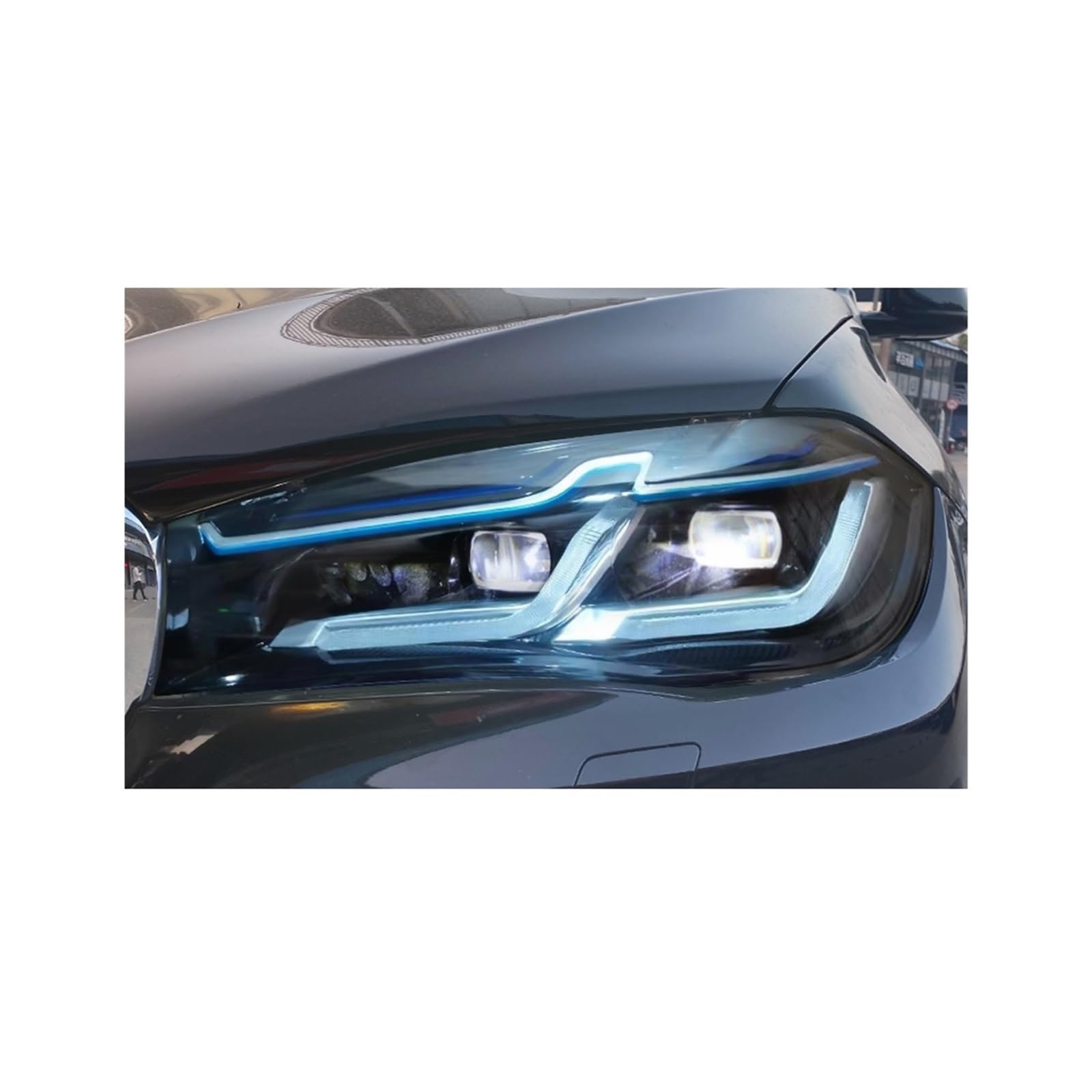 Auto Lichter Kompatibel for BMW X5 LED Scheinwerfer 2014-2019 F15 Lampe Drl Projektor Objektiv Automotive Zubehör von BAABLIY