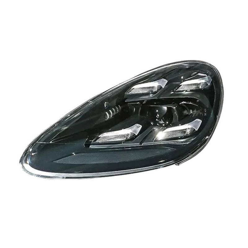 Auto Lichter Kompatibel for Porsche Cayenne 2011-2018 Front Licht DRL Kopf Lampe Blinker LED Projektor Objektiv Auto zubehör(All LED 2015-2018) von BAABLIY