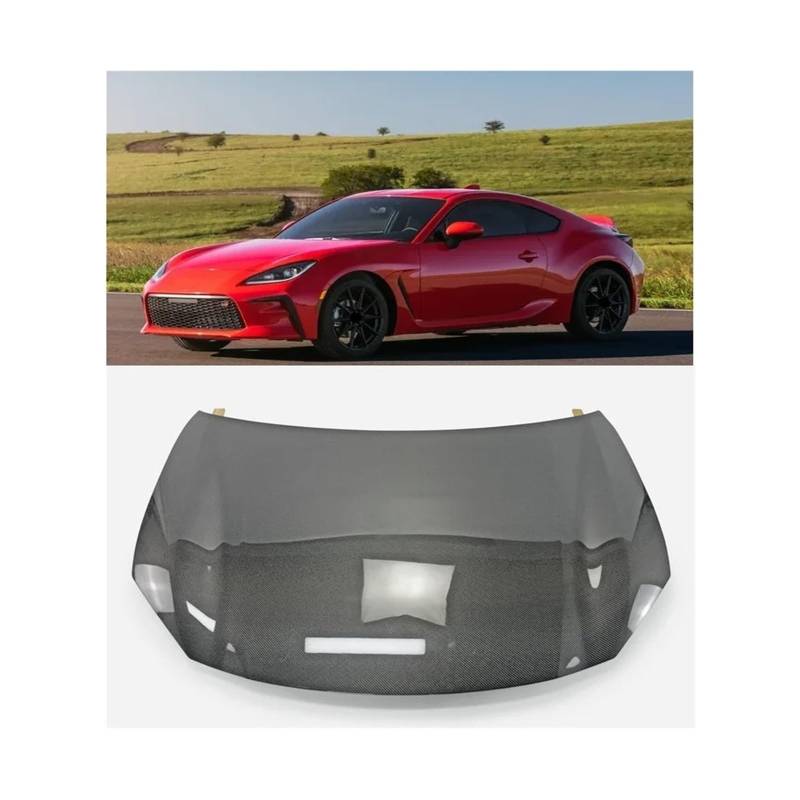 Auto-Styling Kompatibel for Toyota GR86 ZN8 BRZ ZD8 OE Typ Carbon Fiber Front Hood Motor Abdeckung Glossy Finish Auto Tuning Teil Körper Kit von BAABLIY