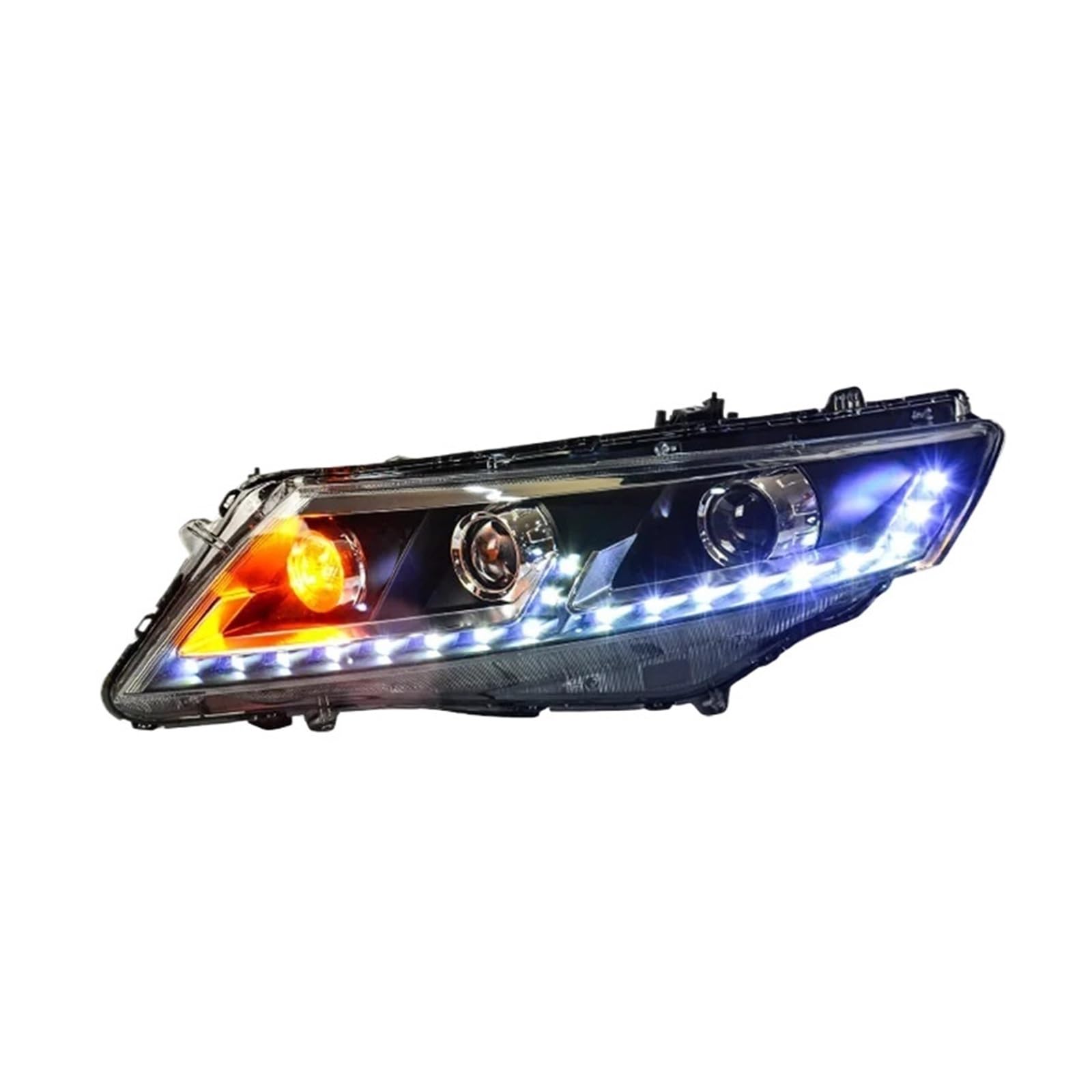 Auto Styling Scheinwerfer Kompatibel for Honda Crosstour Scheinwerfer 2011-2012 LED Scheinwerfer Vorne Lampe Zubehör von BAABLIY