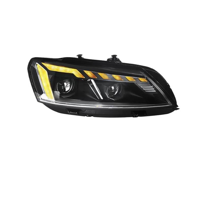 Auto Styling Scheinwerfer Kompatibel for VW Passat B7 Scheinwerfer 2011-2016 LED Kopf Lampe DRL Signal Projektor Objektiv Automotive Zubehör(4300K) von BAABLIY