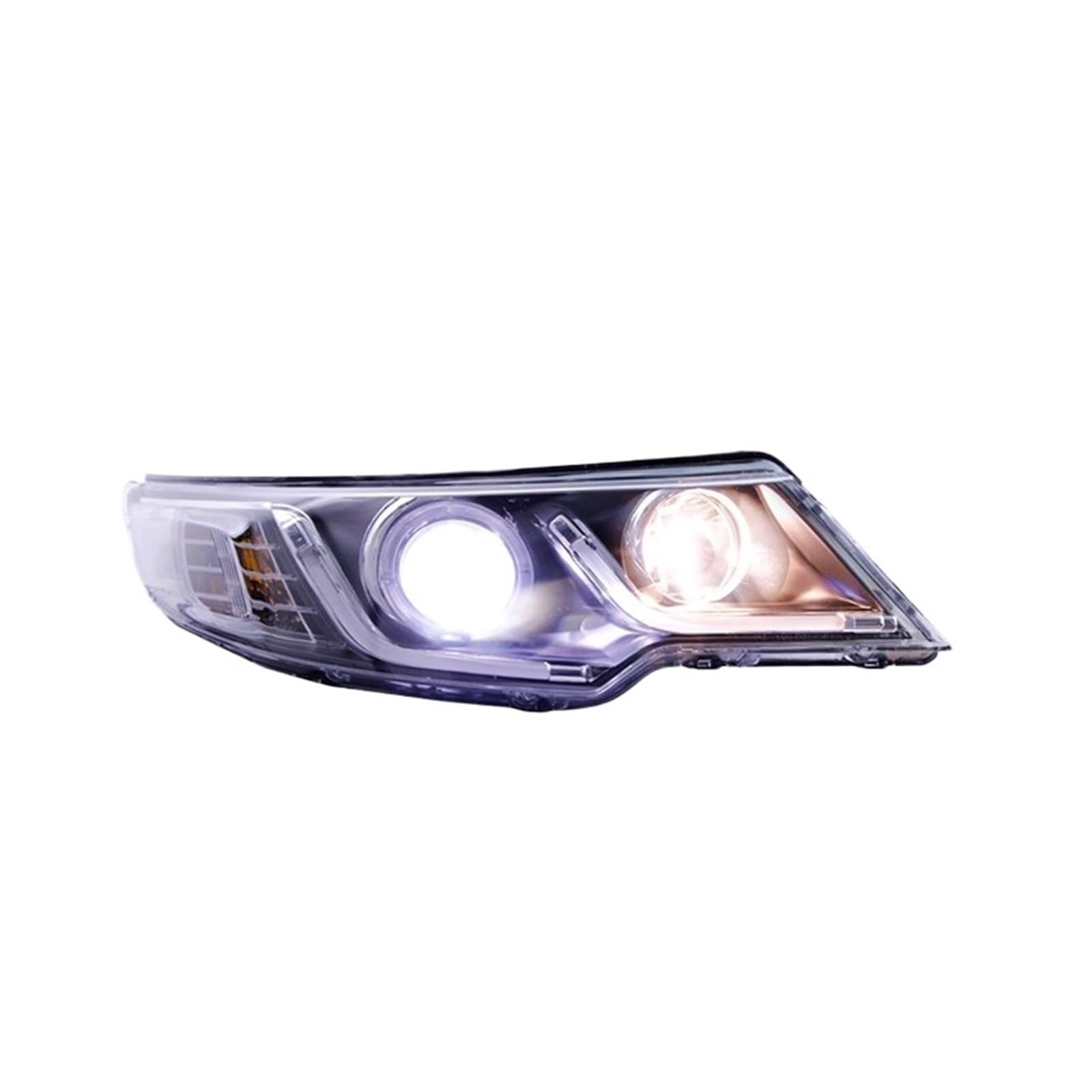 Auto Zubehör Kompatibel for Kia Forte Scheinwerfer 2010-2015 Forte 2011 Scheinwerfer Cerato Scheinwerfer LED DRL Bi Xenon objektiv Hohe Abblendlicht(1,35W) von BAABLIY