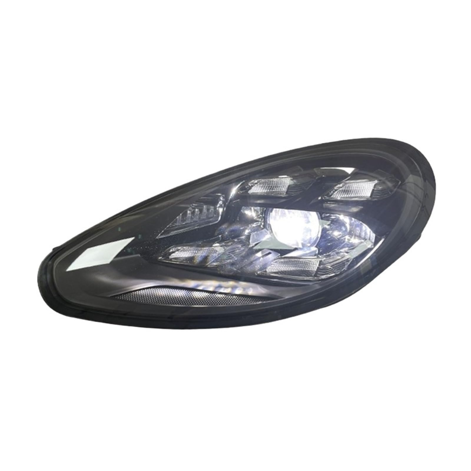 Auto Zubehör Kompatibel for Panamera 970 Scheinwerfer 2010-2017 Kopf Lampe 971 LED DRL Blinker High-Beam projektor Objektiv(Left Side) von BAABLIY