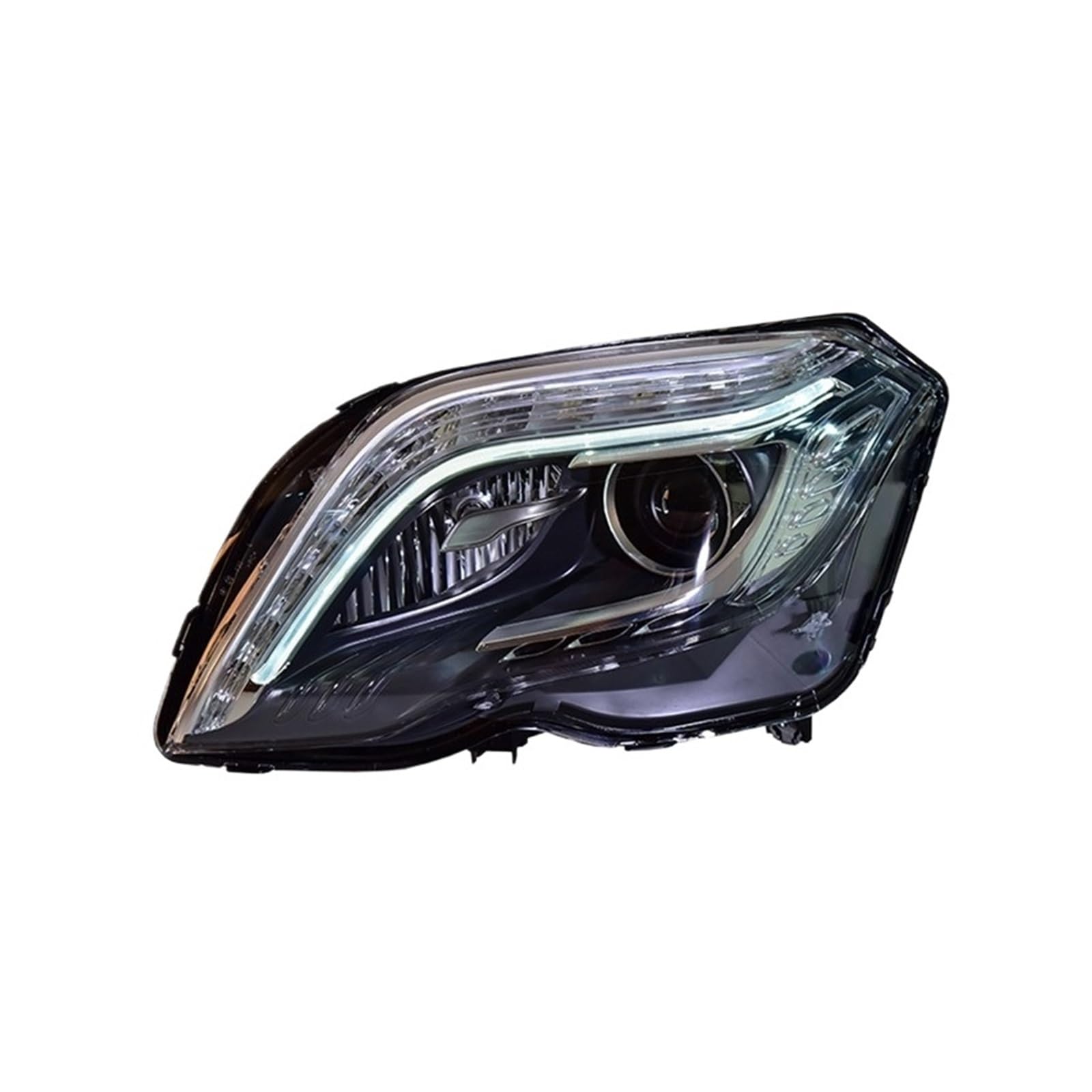 Autozubehör Scheinwerfer kompatibel for Mercedes Benz GLK350 2013-2015 Kopflichter GLK 200 260 300 DRL Blinker Fernlichtprojektor von BAABLIY