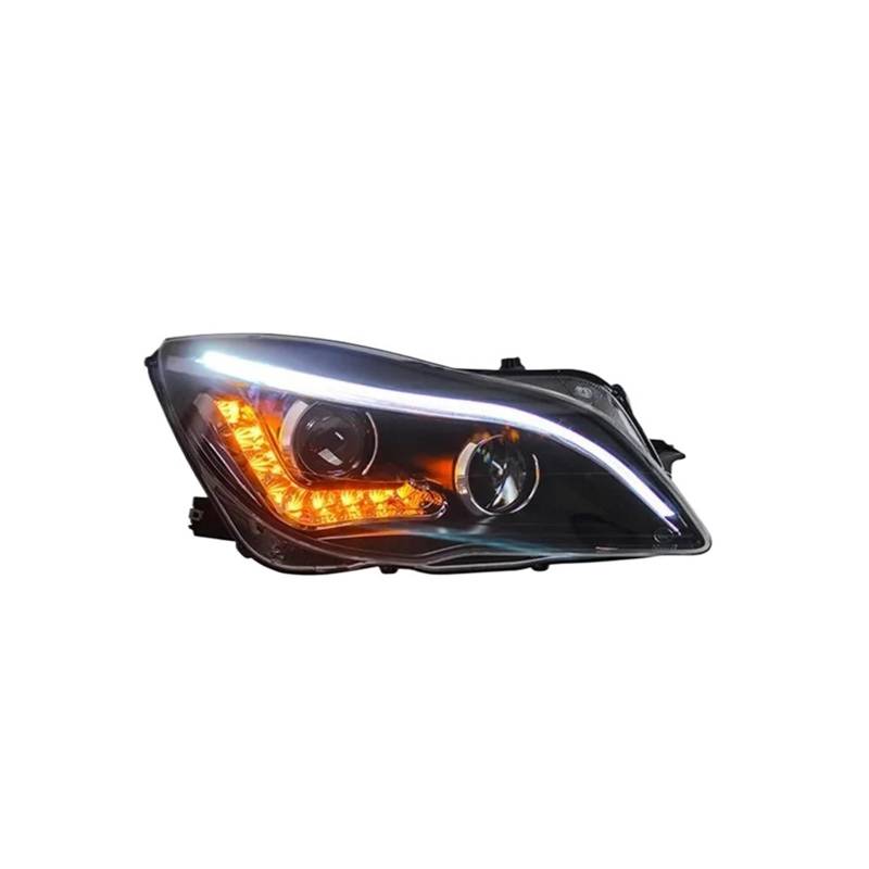 Autozubehör kompatibel for Buick Regal Scheinwerfer 2014–2017 Scheinwerferbaugruppe LED DRL Frontleuchte Bi-Xenon-Objektiv Xenon(1,55W) von BAABLIY