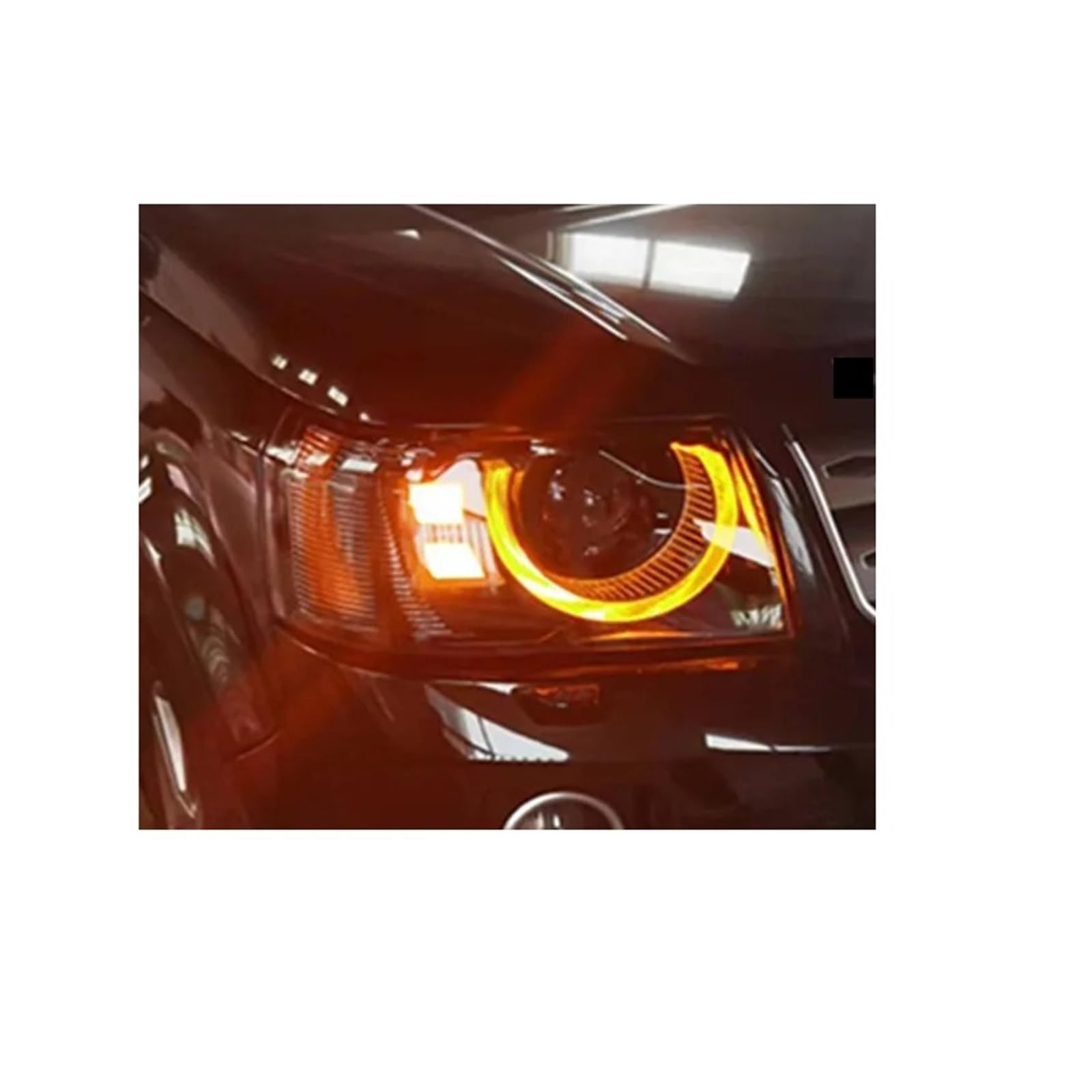 Autozubehör kompatibel for Land Rover Freelander 2 LED-Scheinwerfer 10–15 Freelander 2 Kopflicht DRL Blinker Fernlichtprojektor von BAABLIY