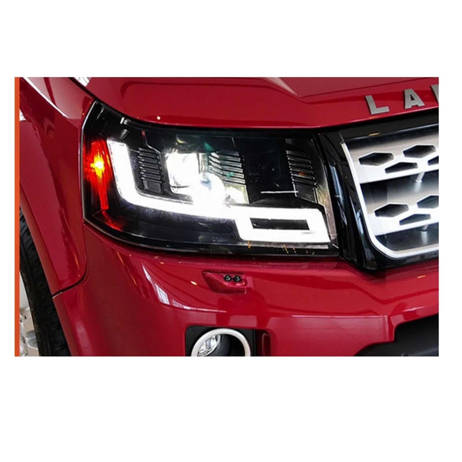 Autozubehör kompatibel for Land Rover Freelander Scheinwerfer 2005–2012 Freelander 2 Frontscheinwerfer DRL Blinker Fernlicht Projecto von BAABLIY