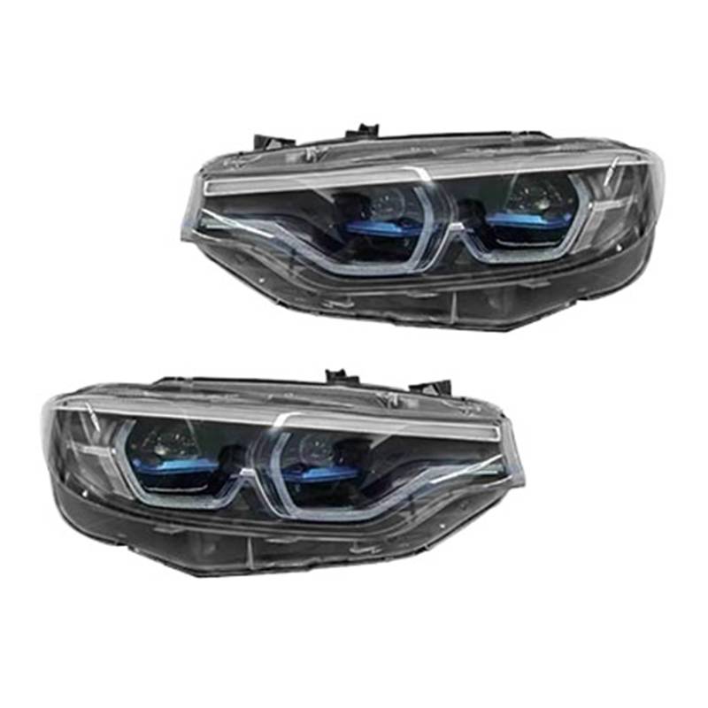 Ein Paar Autolichter kompatibel for BMW F32 F36 M4 LED-Scheinwerfer 2013–2019 425i F82 Kopflampe Drl Projektorlinse Kfz-Zubehör(Go-1,GO-3_GO-5) von BAABLIY