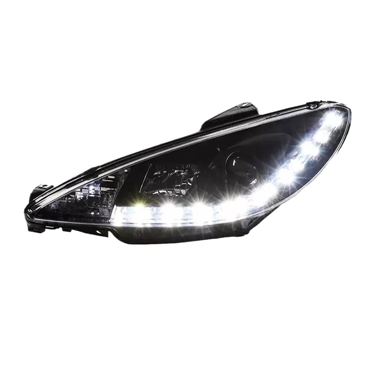 Led-scheinwerfer Montage Kompatibel for Peugeot 206 2004-2008 Xenon Blinker Tagfahrlicht Auto Zubehör von BAABLIY