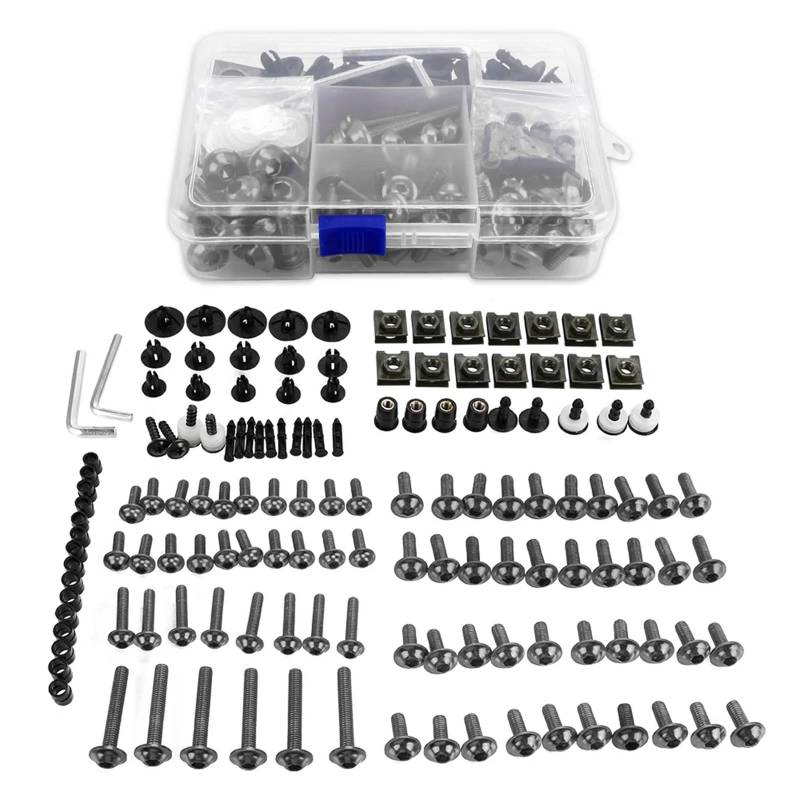 BABEGIM Universal for ST1100 1990 1991 1992 1993 1994 1995 1996 1997 1998 1999 2000-2002 Karosserie Vollverkleidungsbolzen-Kits Schrauben(Grey 1 Box) von BABEGIM