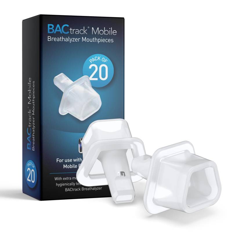 BACtrack Mobile Alkoholtester Mundstücke (Packung mit 20 Stück) von BACtrack