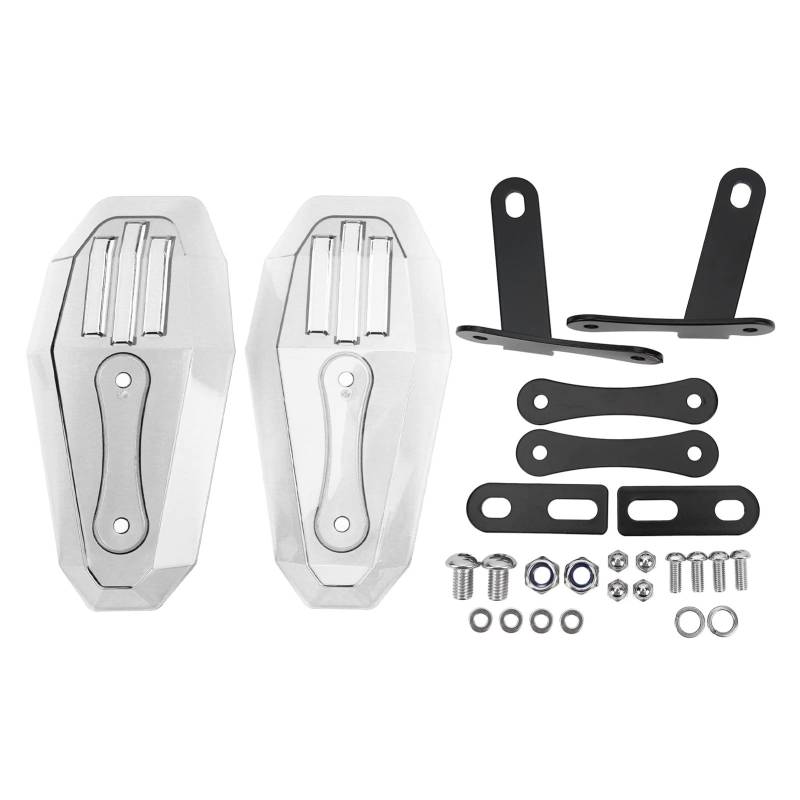 Motorradhandschützer,2PCS Motorradhandschutz Universal Motorradzubehör, mit einzigartigem Design,schützt Ihre Hände gut, geeignet für die meisten Motorräder (klar) von BAFOVY