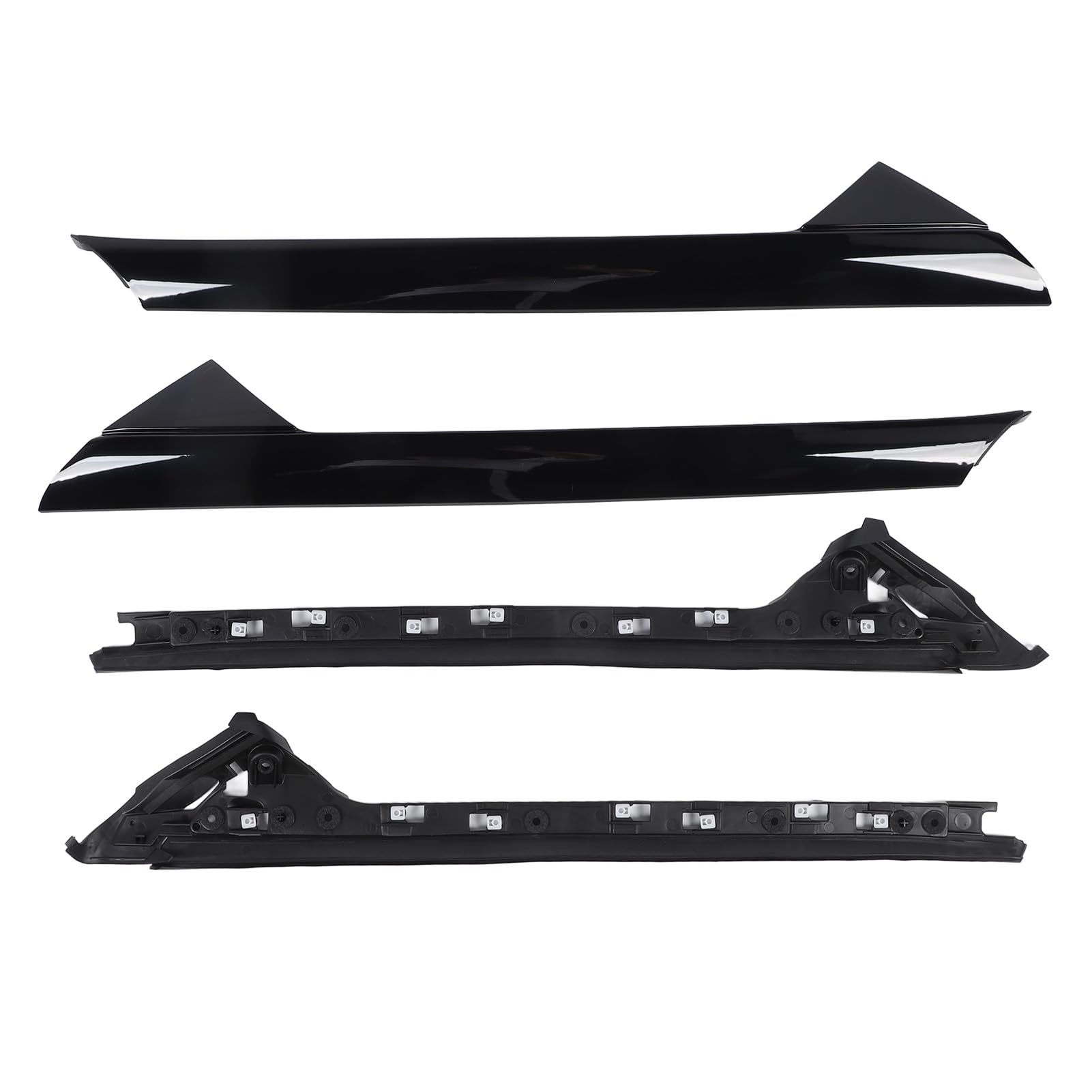 Windshield A Pillar Trim Kit, Innen- und Aussenseitenleiste, Kompatibel mit Explorer 2011-2019, Ersatz für BB5Z7803144AA, BB5Z7803137BA von BAFOVY