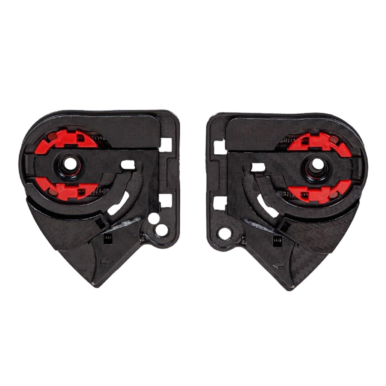 BAHJKASD 1 Paar Motorradhelme Objektivvisiere Clip Shield Lock Visiere Fixierung Grundplatte für FF801 FF323 FF390 FF397 OF521 von BAHJKASD
