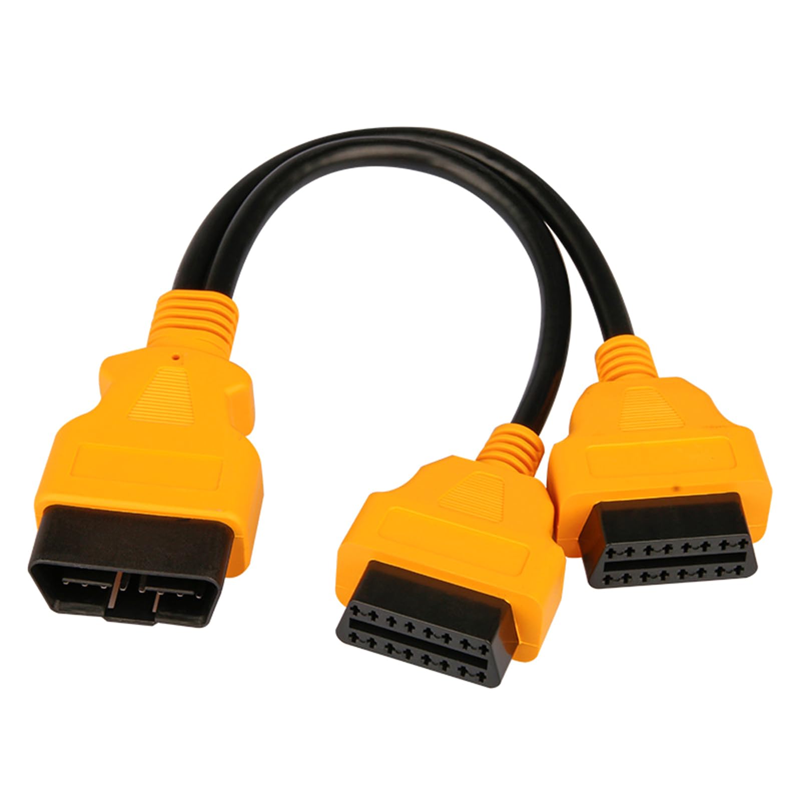 BAHJKASD 16Pin Stecker Kabel Stecker Auf Doppel Weibliche Y Kabel OBDII Splitter Verlängerung Kabel 1-2 Auto Diagnose Kabel von BAHJKASD