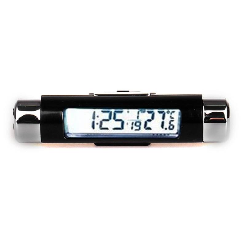 BAHJKASD Auto LCD Digitaluhr Datum Uhrzeit Kalender LCD Digitalanzeige Elektronische Uhr von BAHJKASD