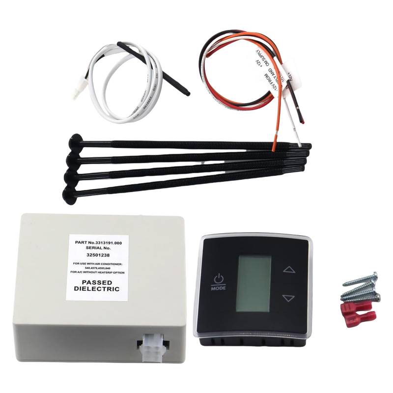 BAHJKASD Thermostat Set 3316230.000 Für Klimaanlage Einzelzonen LCD Touch Klimaanlagen Thermostat Mit Steuerungsset von BAHJKASD