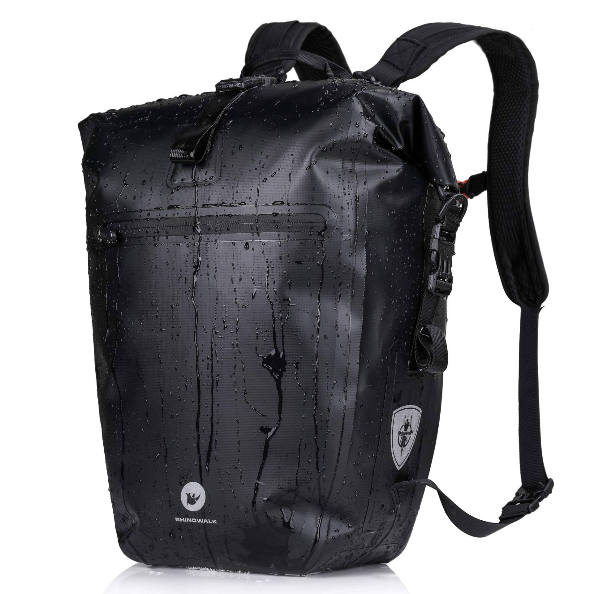 BAIGIO 3 in 1 Fahrradtasche für Gepäckträger 27-30L Wasserdicht Gepäckträgertasche Fahrrad Tasche hinten/vorne Multifunktional Vorderrad Gepäcktasche Reisetasche Laptop Rucksack Umhängetasche von BAIGIO