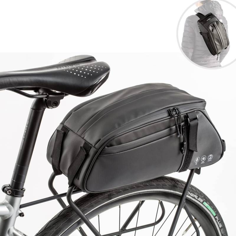 BAIGIO Gepacktragertasche wasserdichte Fahrradtasche Hinterradtasche Gepacktrager Tasche von BAIGIO