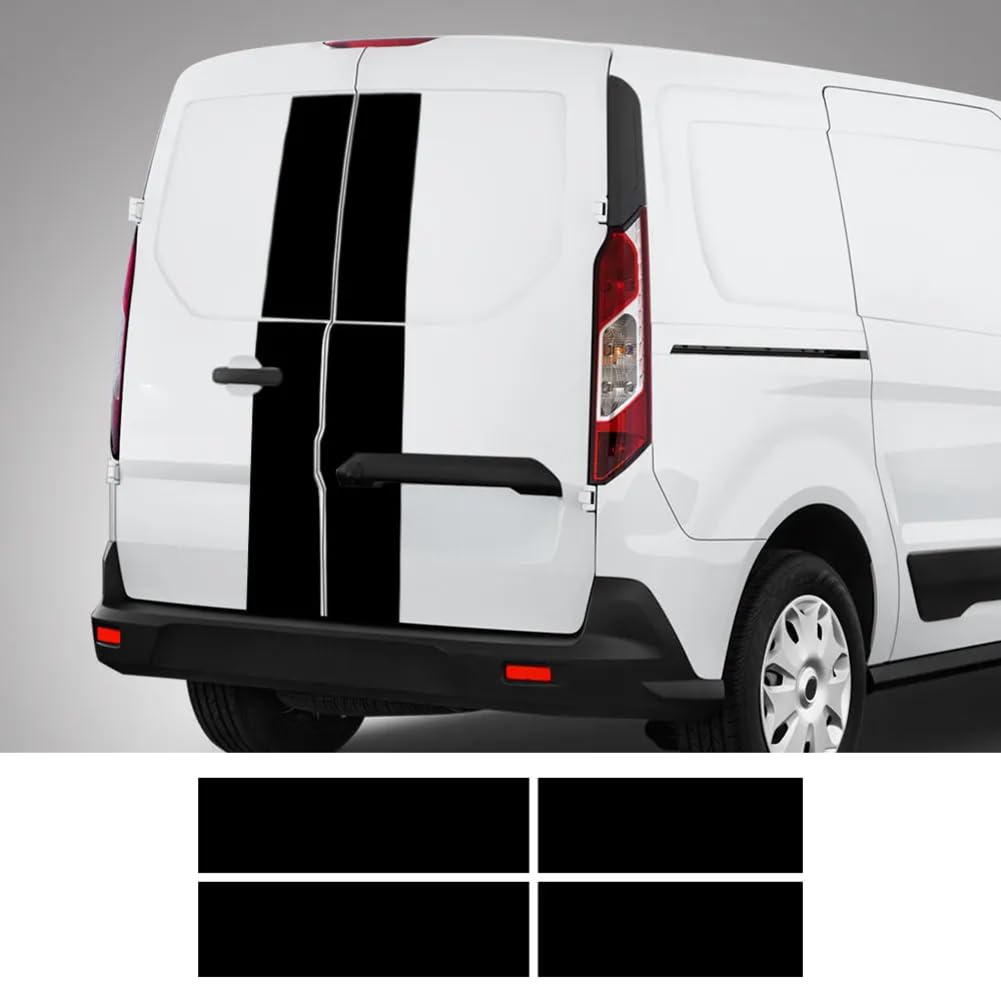 Auto Aufkleber, für Ford Transit Tourneo Custom Connect Sport Hecktür Streifen Kit Van Decor Aufkleber Auto Tuning Zubehör von BAKRSYT