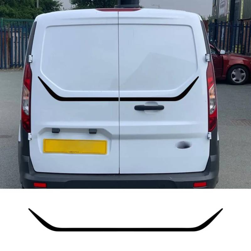 Auto Hecktür Aufkleber Vinyl Film Aufkleber, für Ford Transit Connect Auto Zubehör Tuning Camper Van Line Grafik Dekoration von BAKRSYT