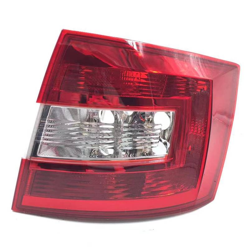 Auto Rücklicht Abdeckung Schwanz Fahren Bremse Rücklicht Warnsignal Stop Lampe Keine Glühbirne Für Skoda Spaceback 2014-2019,Rot,Right von BAKUGO