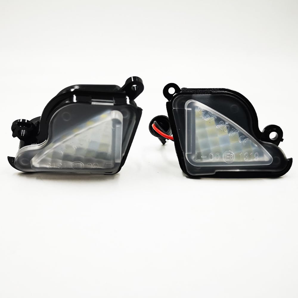 BAKUGO 2 Stück Unter Seitens Piegel Licht Pfütze Lampe 6000K Für Skoda Superb 2 2008-2019 Octavia Mk3 5E 2012-2019 Octavia (1Z) Phase 2 2009-2013 von BAKUGO