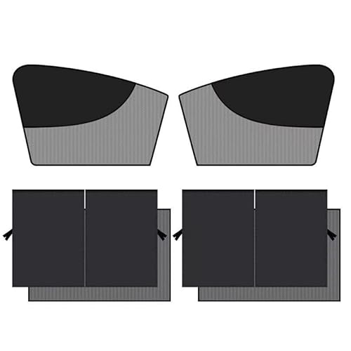 Sonnenschutz Auto für Mazda 5 2005-2010, Magnetisches Fenster Fliegengitter mit UV Schutz Trennvorhänge Sonnenschutz Sonnenblende Autozubehör,4PCS-Whole Vehicle von BALIJUN