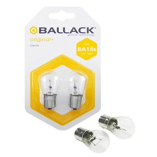 BALLACK 1186480 Ba15S P25 Original 12V 18W 2Pz von BALLACK