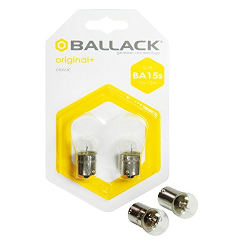 BALLACK 1186482 Ba15S G18 Original 12V 15W 2Pz von BALLACK