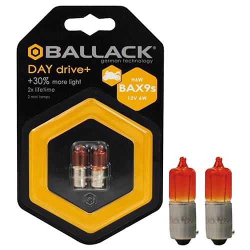 Lampe BAX9S Day Orange 12 V 6 W 2 Stück von BALLACK