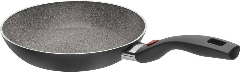 BALLARINI Click & Cook Bratpfanne mit klappbarem Griff, Granitium Antihaftbeschichtung, 28 cm, Aluminium, schwarz-grau von BALLARINI