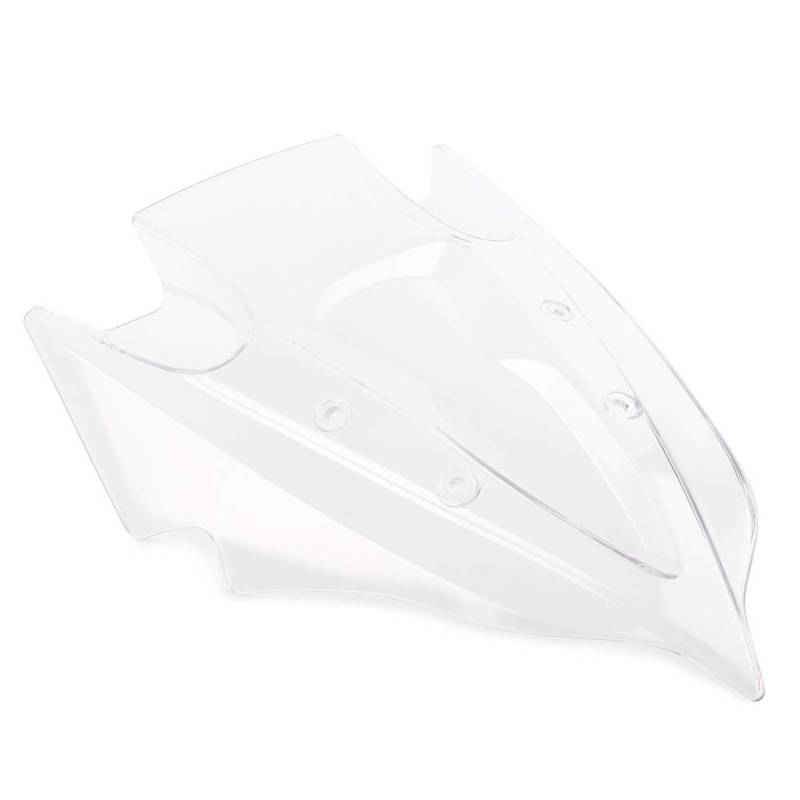 BALTDJL Motorrad-Windschutzscheibe mit Doppelbläschen, ABS, kompatibel mit Kawasaki Z300 Z250 2013 2014 2015 2016 2017, transparent von BALTDJL