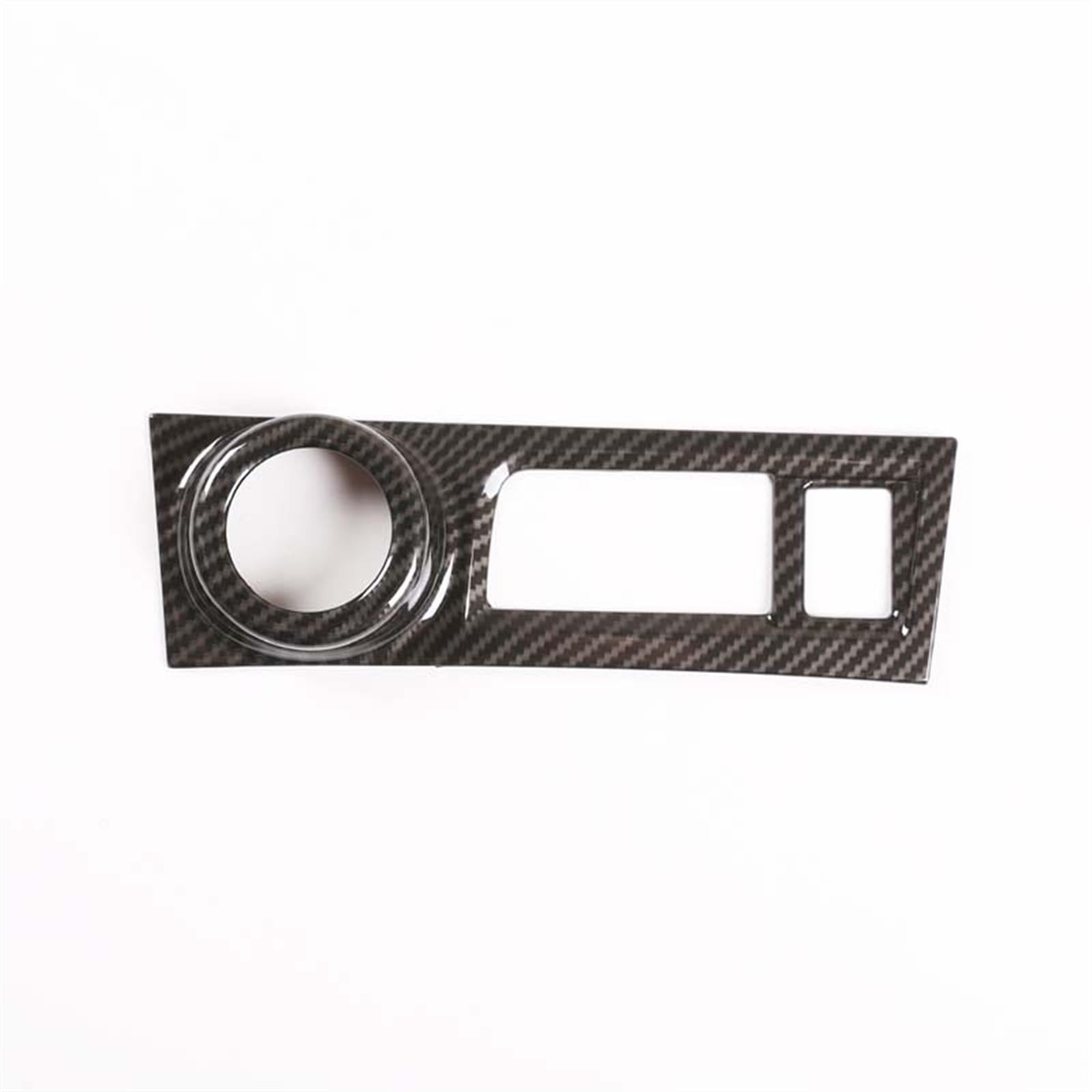 Armaturenbrett Aufkleber ABS-Kohlefaser Auto-Innenraum-Zündungsmotor-Start-Stopp-Knopf-Rahmenabdeckung Für Toyota 86 2012–2020(Carbon Fiber) von BANBE