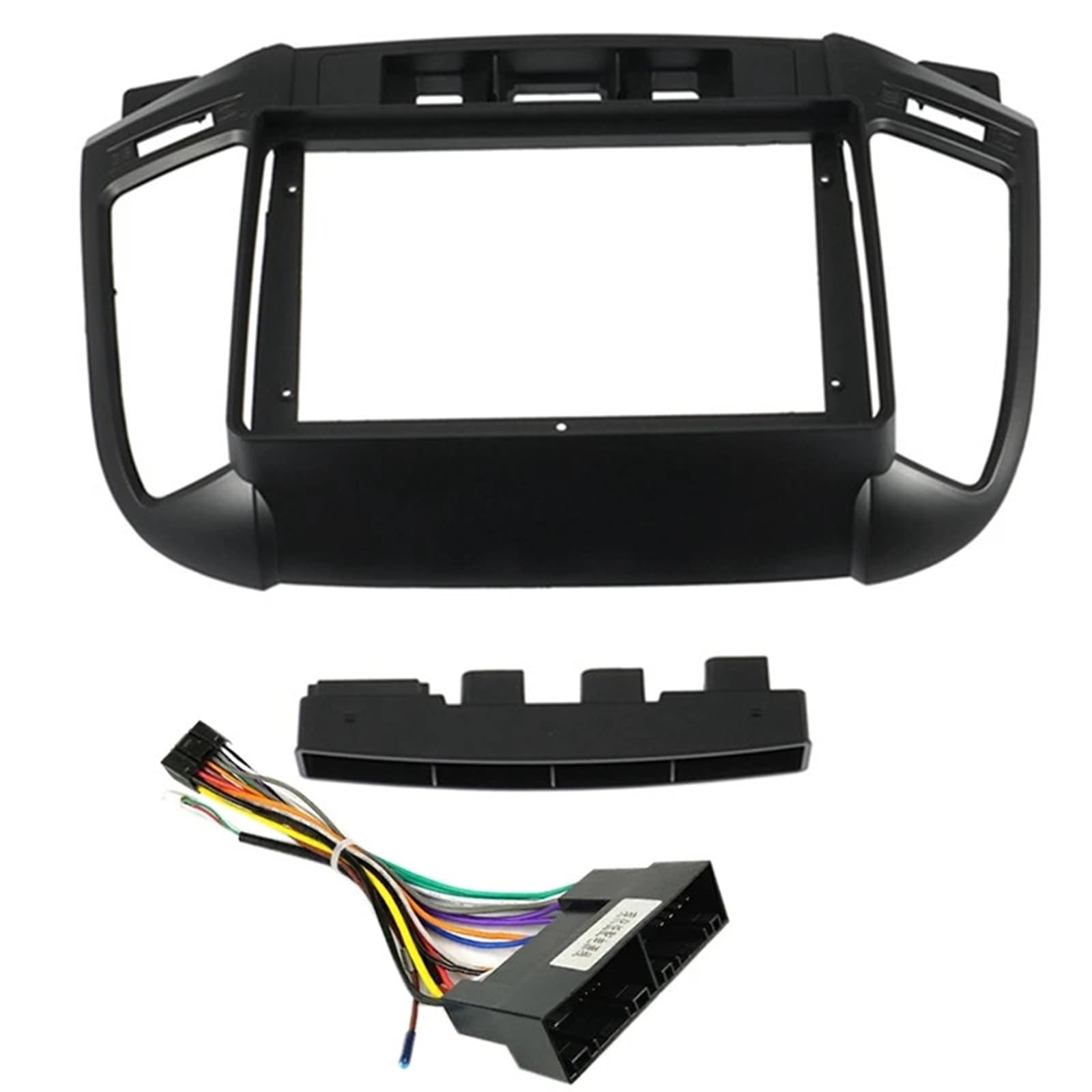 Armaturenbrett Aufkleber Autoradio Installation Fascia Panel Rahmen Und Kabel Dash Mount Kit Für Hyundai Für Santa Fe IX45 2006–2012 von BANBE