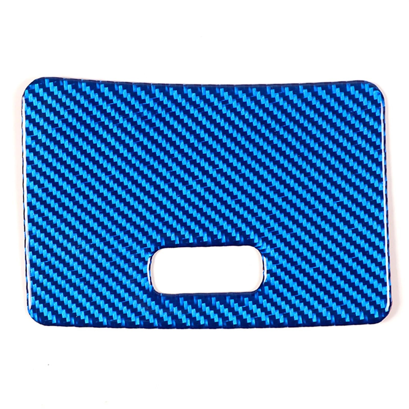 Armaturenbrett Aufkleber Für Mitsubishi Eclipse 2006-2011 Weiche Kohlefaser Auto-Hauptfahrer-Widerstandspanel-Abdeckungs-Aufkleber Auto Zubehör(Blue) von BANBE