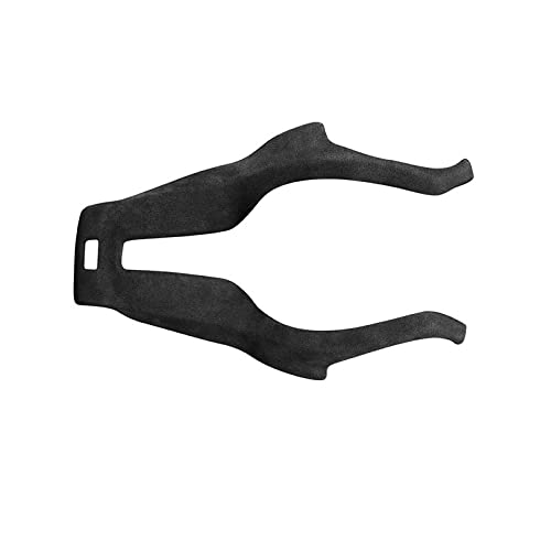 Auto Innenaufkleber Lenkrad Wildleder Zubehör Trim Cover Für BMW F20 F22 F30 F35 F32 F10 F11 F18 F01 F02 F06 Lenkrad Dekoration(Black) von BANBE