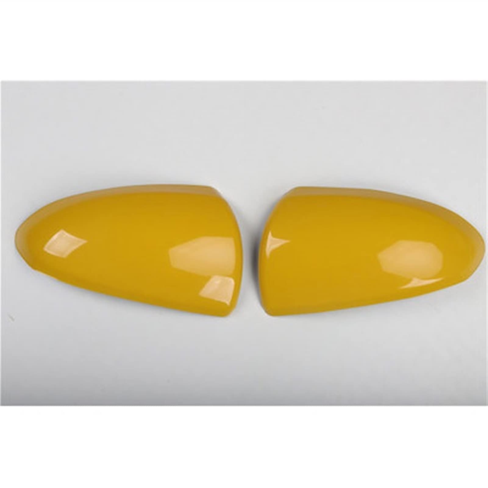 Auto Rückspiegel Dekorative Fall Shell Protector Modifikation Zubehör Für Smart Für Fortwo 451 Rückspiegelabdeckung(Yellow) von BANBE