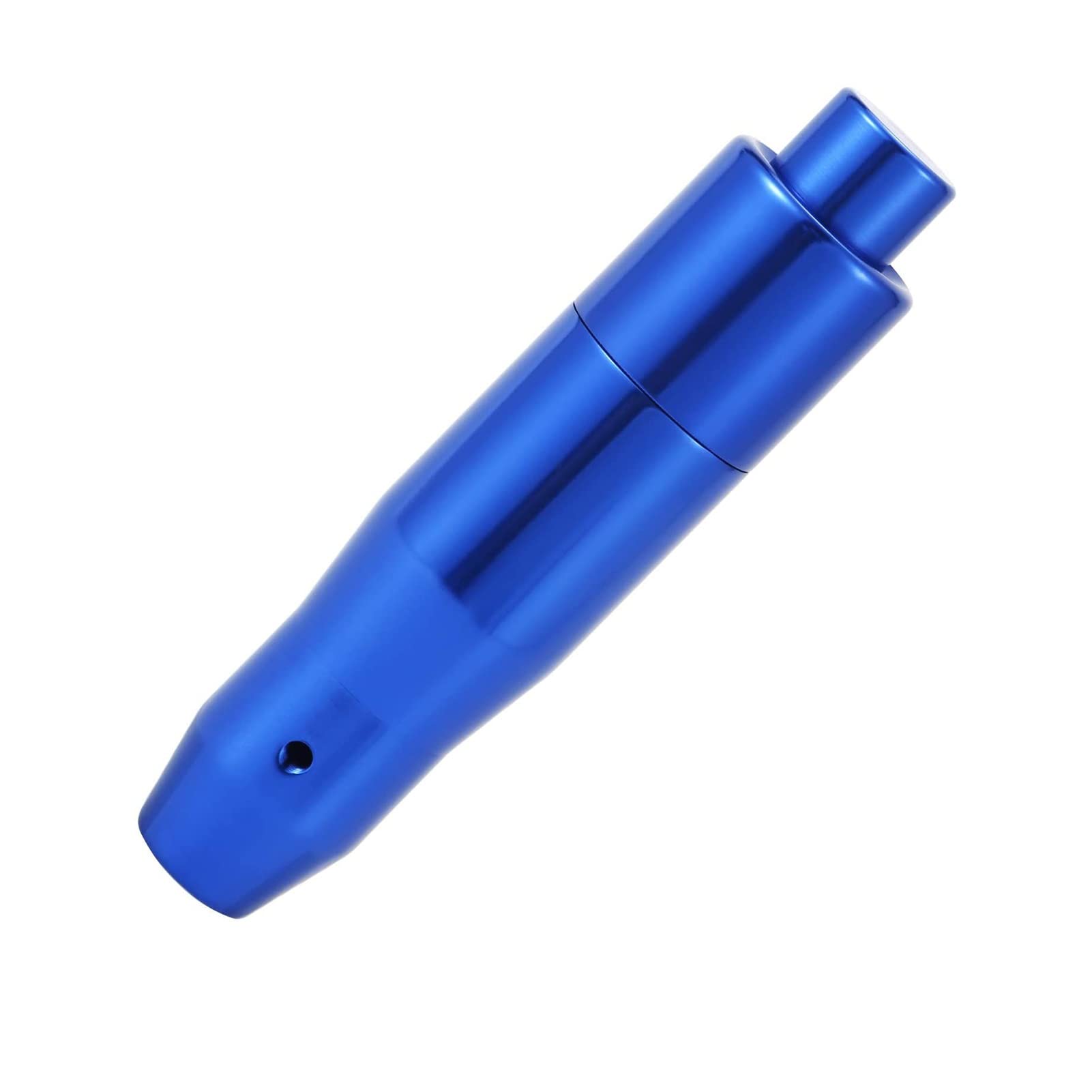 Automatischer Schaltknauf Auto-Schaltung Mit Druckknopf Aluminiumlegierung Schalthebelgriff Langer Stick-Getriebekopf Schalthebel(Blue) von BANBE