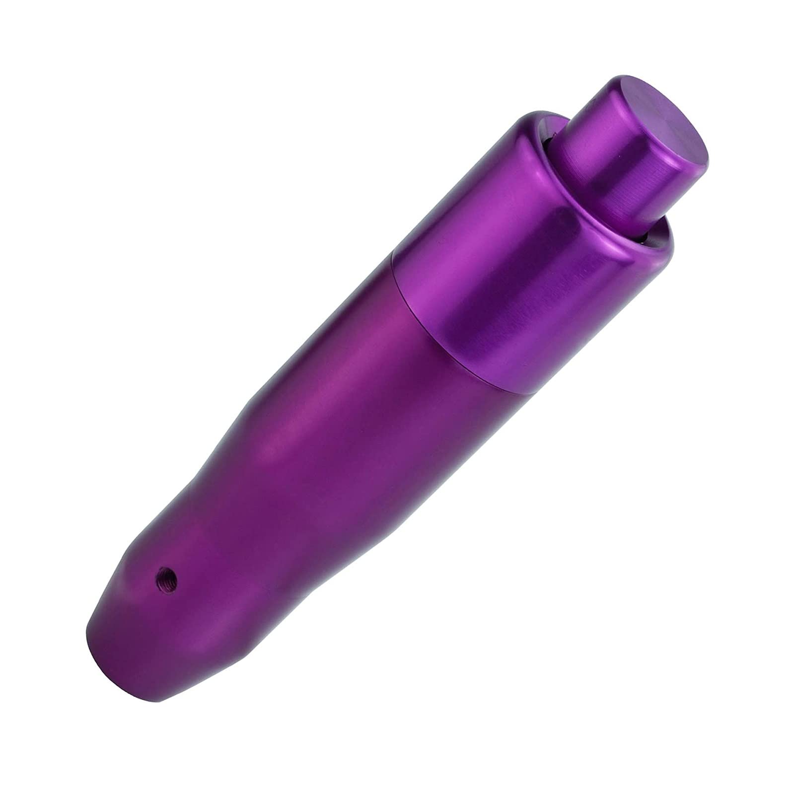 Automatischer Schaltknauf Auto-Schaltung Mit Druckknopf Aluminiumlegierung Schalthebelgriff Langer Stick-Getriebekopf Schalthebel(Purple) von BANBE