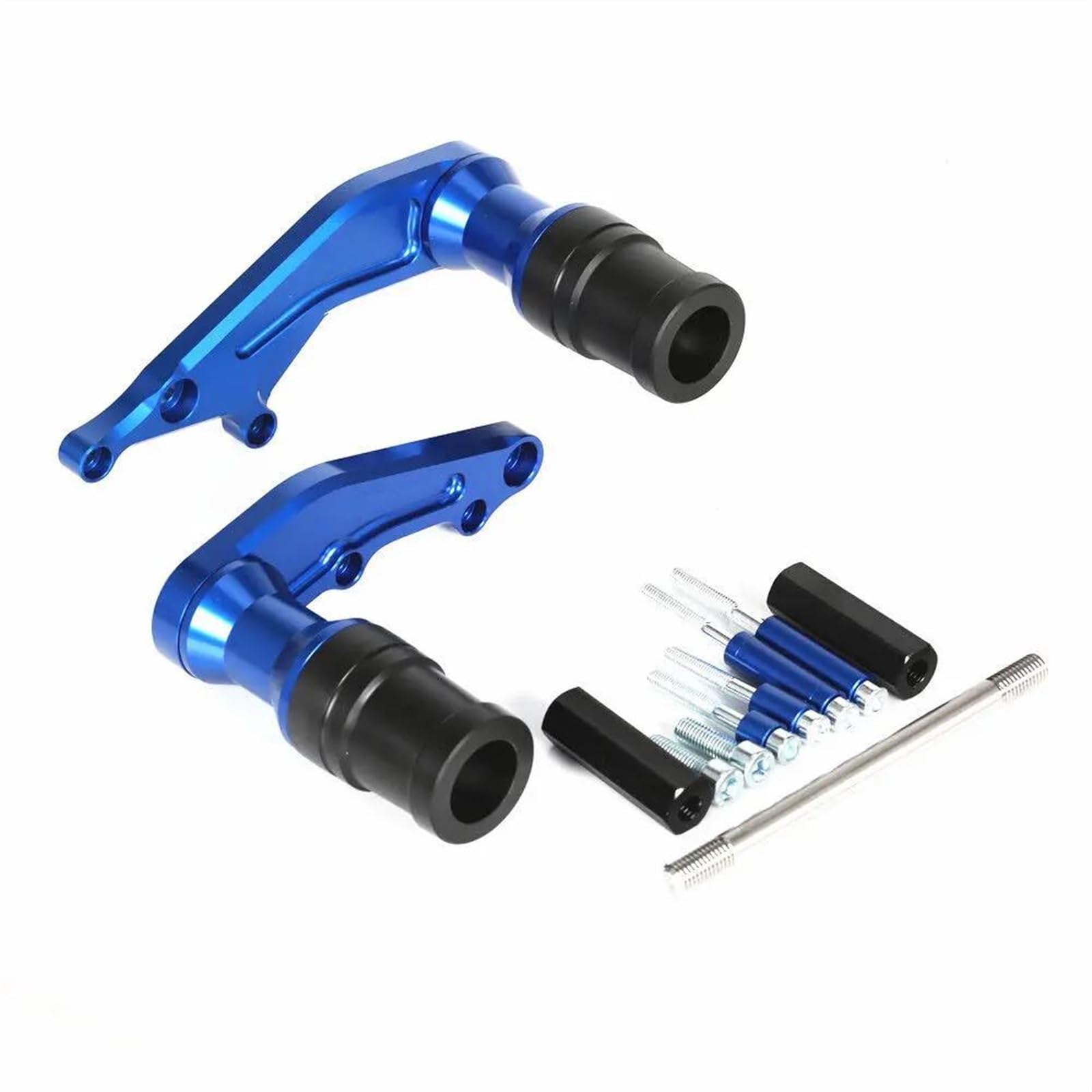 Für GROM MSX 125 MSX125 2022 2023 2024 Rahmen Motor Sliders Fallen Schutz Crash Protector Pads Stoßstange(Blue) von BANBE