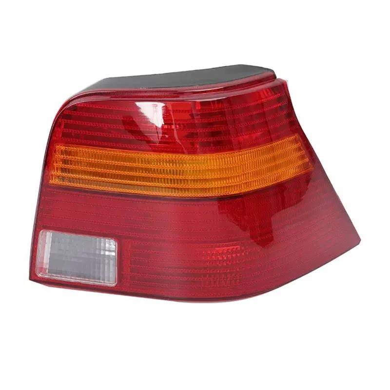 Für Golf 4 1998-2008 Rücklicht Warnung Bremslicht Blinker Auto Rücklicht Set Lampengehäuse Autozubehör Autoteile (gelb, rechts) von BANBE