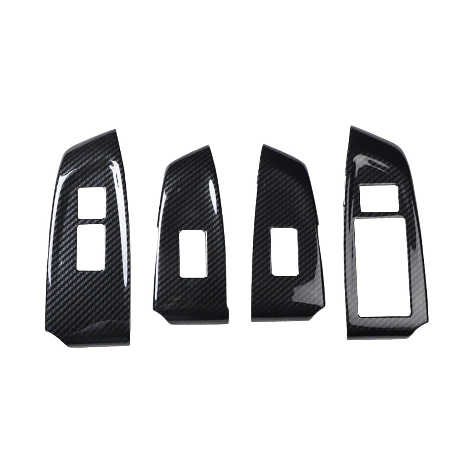 Innenraum Aufkleber 4 Stücke Carbon Look Fenster Lift Panel Schalter Abdeckung Trim Für Acura TSX 2009-2014 von BANBE