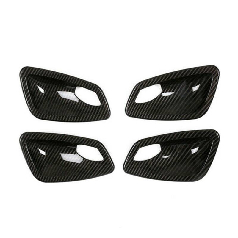 Innenraum Aufkleber Für BMW E90 E92 E93 2005-2012 Carbon Fiber Innen Tür Griff Schüssel Abdeckung Trim von BANBE