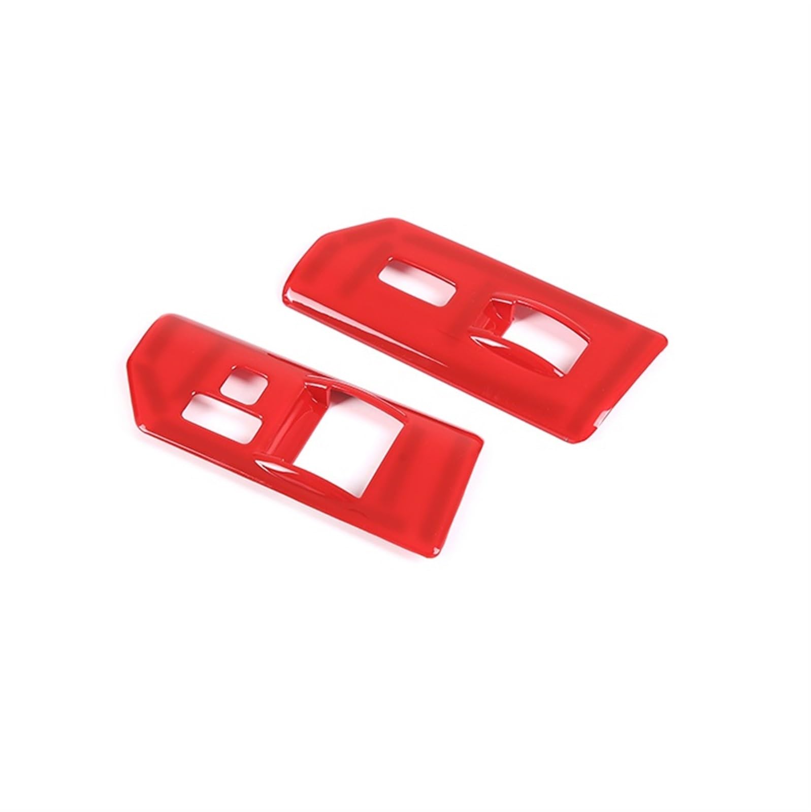 Innenraum Aufkleber Für Toyota Für FJ Cruiser 2007-2021 ABS-Kohlefaser Auto Fenster Glas Hebe Schalter Tasten Rahmen Dekoration Abdeckung Trim(Rood) von BANBE