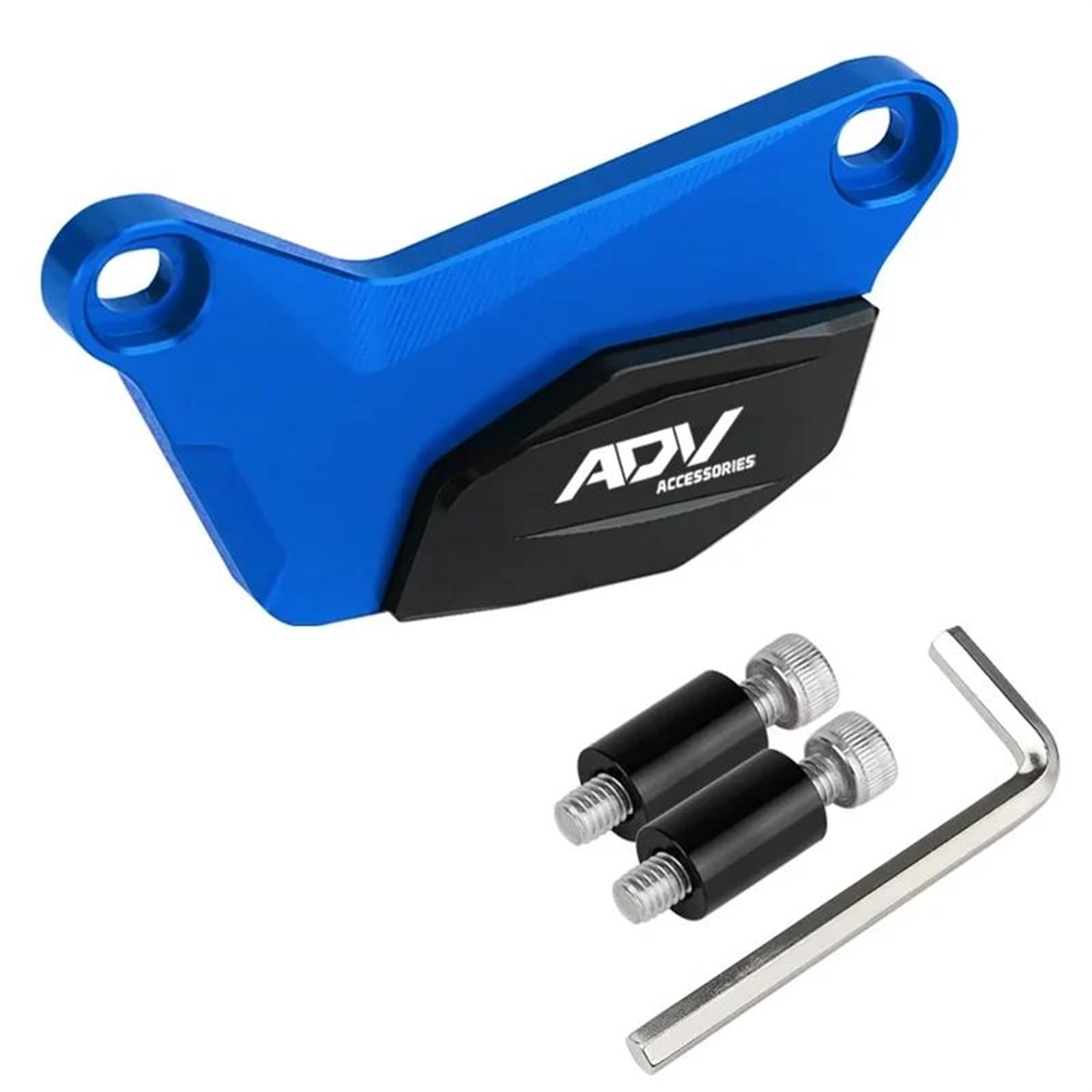 Motorrad Unterbodenschutz Fallschutzabdeckung Für ADV160 ADV 160 Getriebe Fallschutz Crash Slider Zubehör(Blue) von BANBE